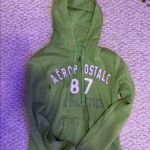 Aeropostale Green Hoodie